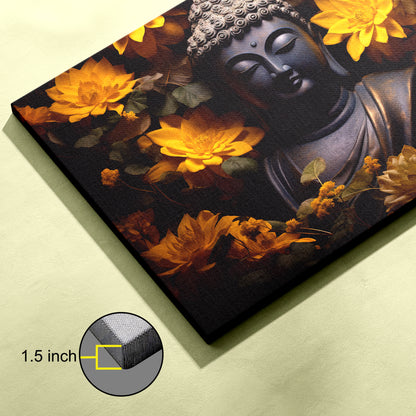 Lord Buddha Canvas wall painting
