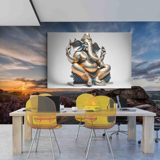 Lord Ganesh  Canvas wall painting