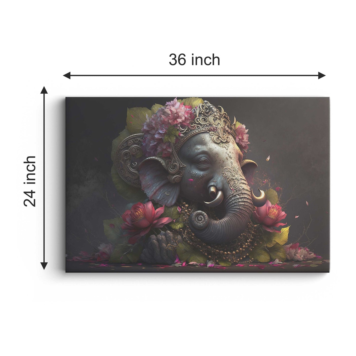 Lord Ganesh  Canvas wall painting