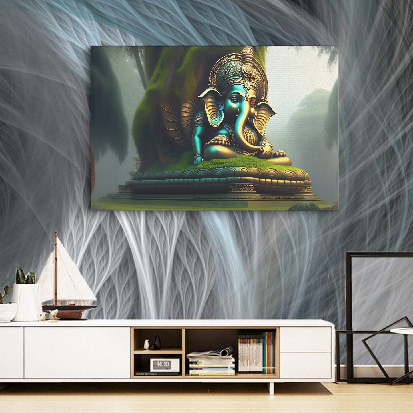 Lord Ganesh  Canvas wall painting