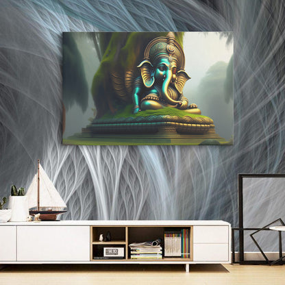 Lord Ganesh  Canvas wall painting