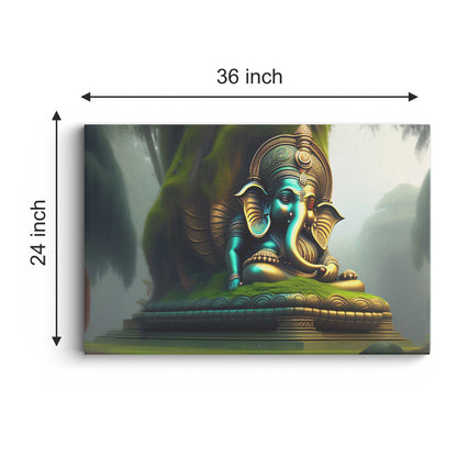 Lord Ganesh  Canvas wall painting