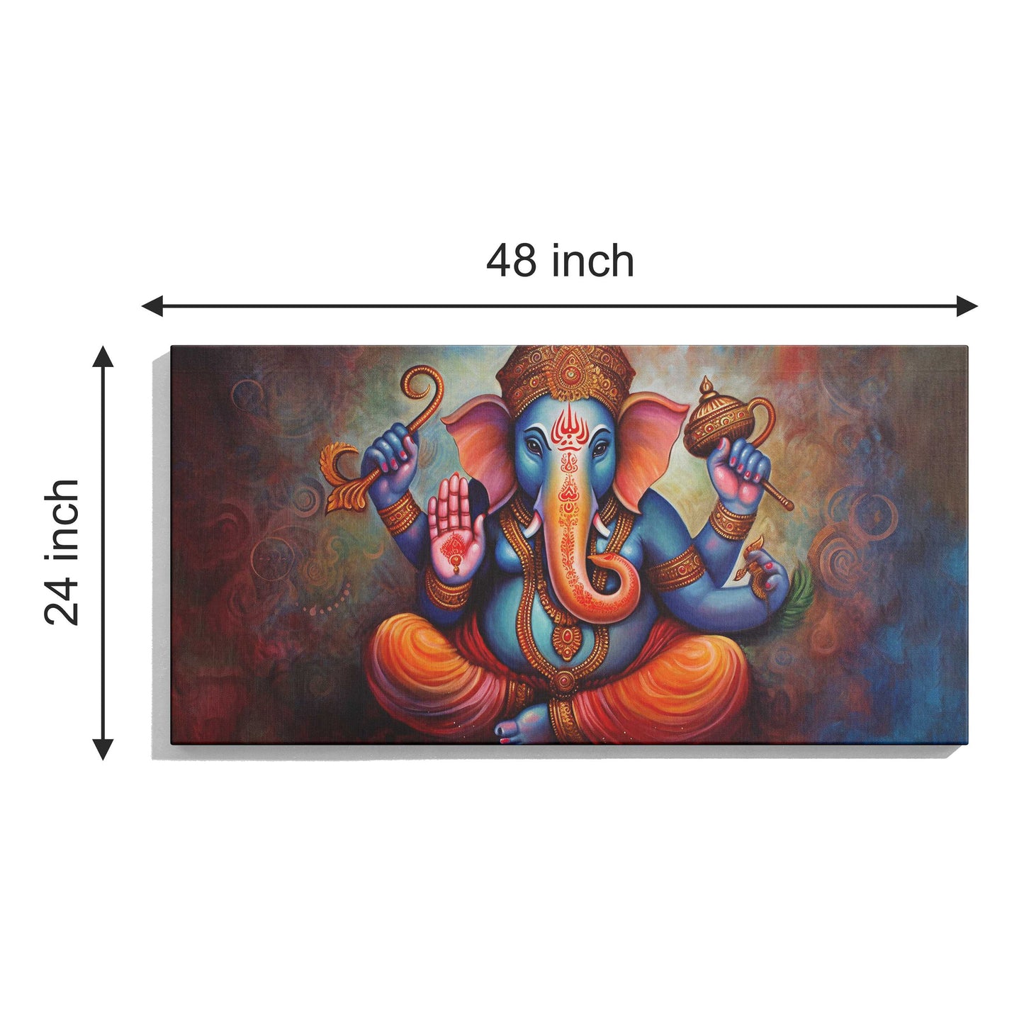 Lord Ganesh Canvas wall painting