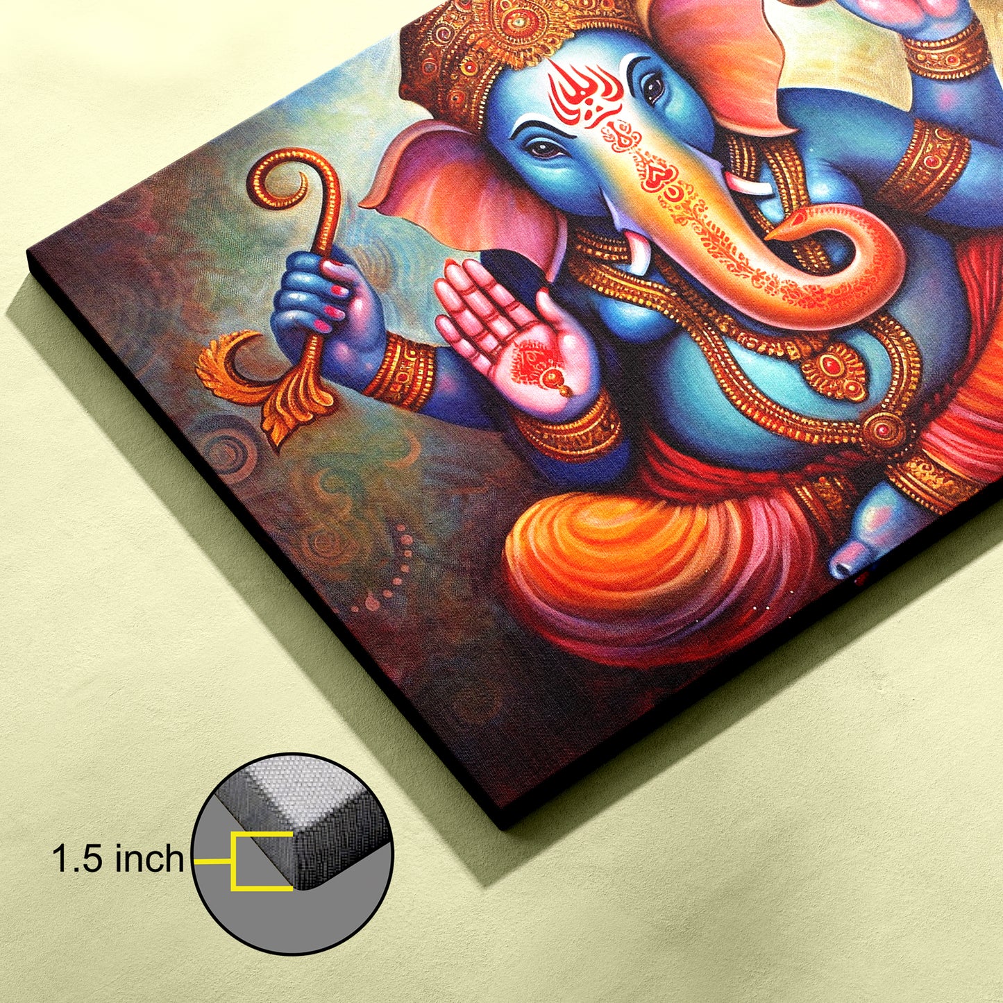 Lord Ganesh Canvas wall painting