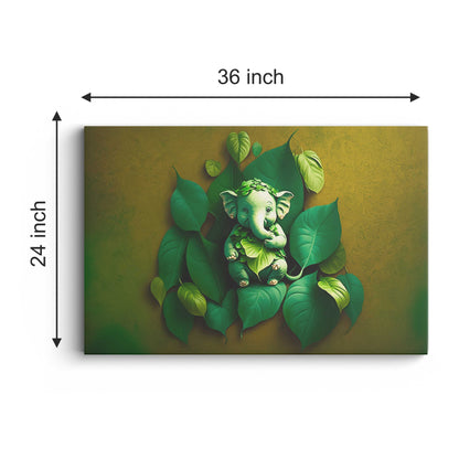Lord Ganesh  Canvas wall painting