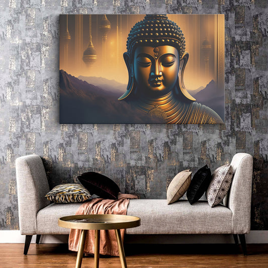 Lord buddha Canvas wall painting