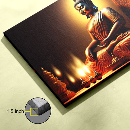 Lord Buddha Canvas wall painting