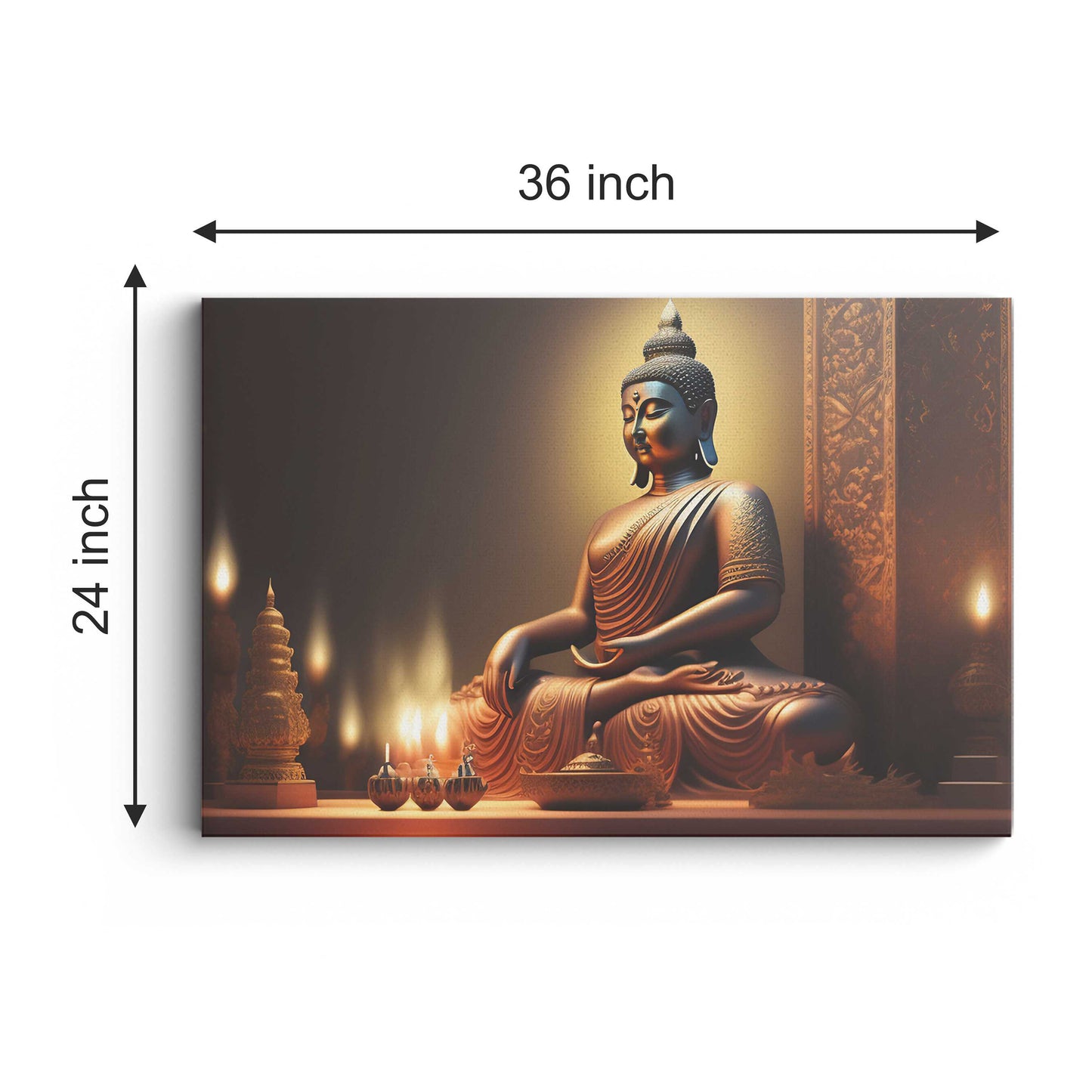 Lord Buddha Canvas wall painting