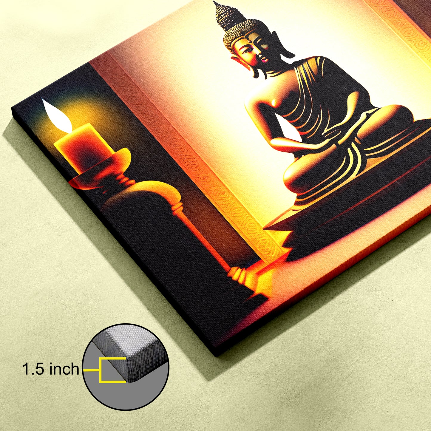 Lord Buddha Canvas wall painting