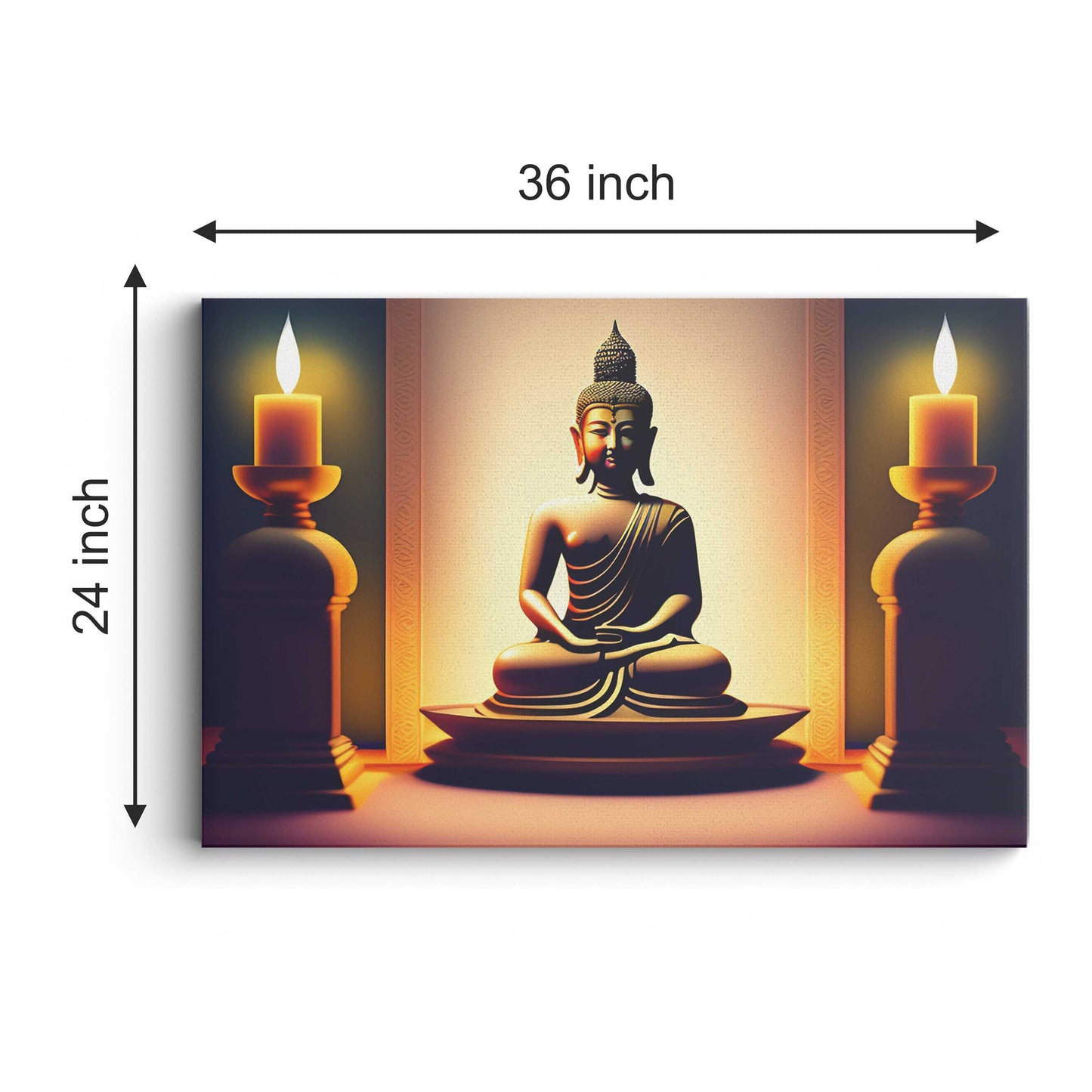 Lord Buddha Canvas wall painting