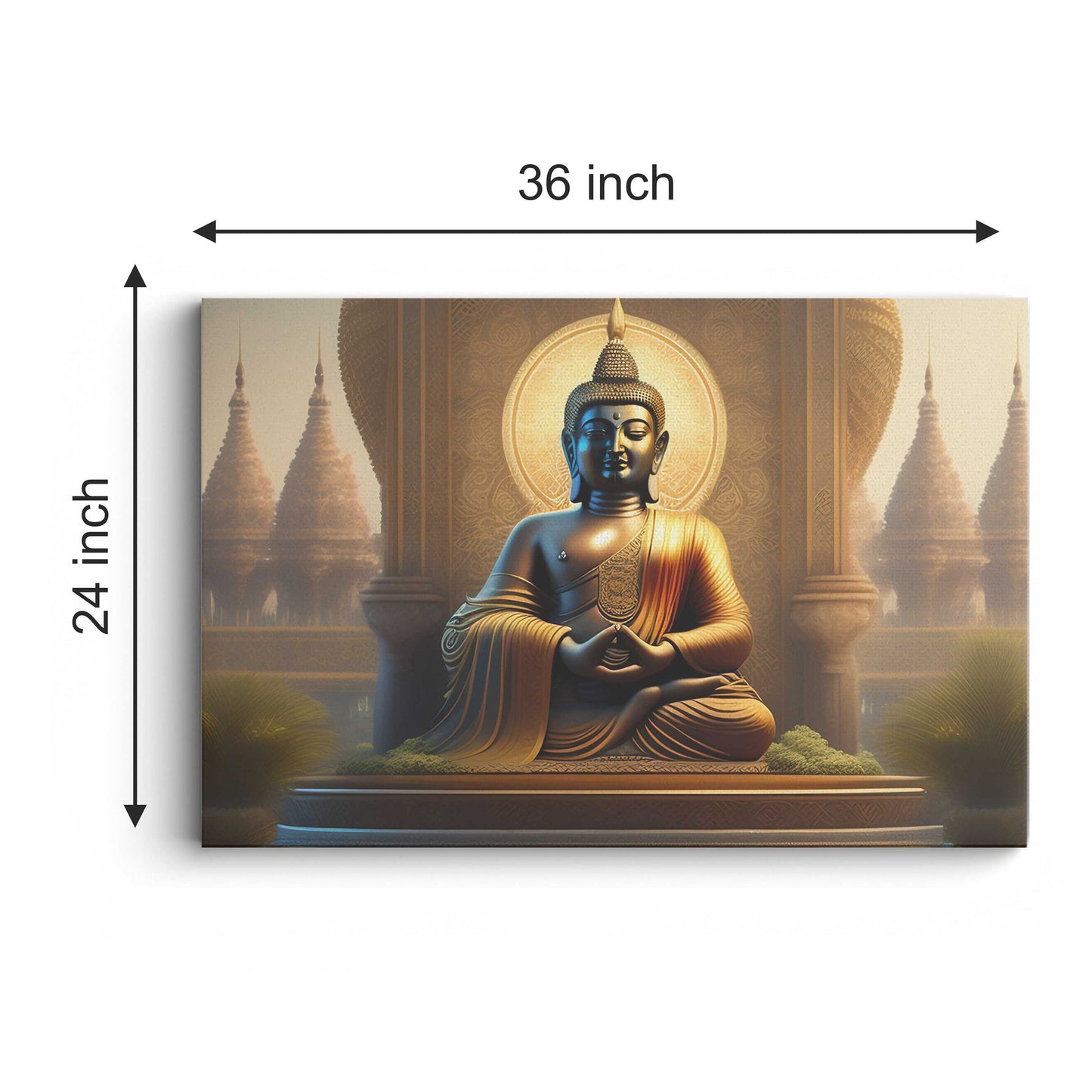 Lord Buddha Canvas wall painting