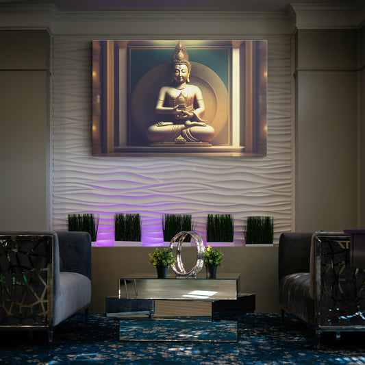 Lord Buddha Canvas wall painting