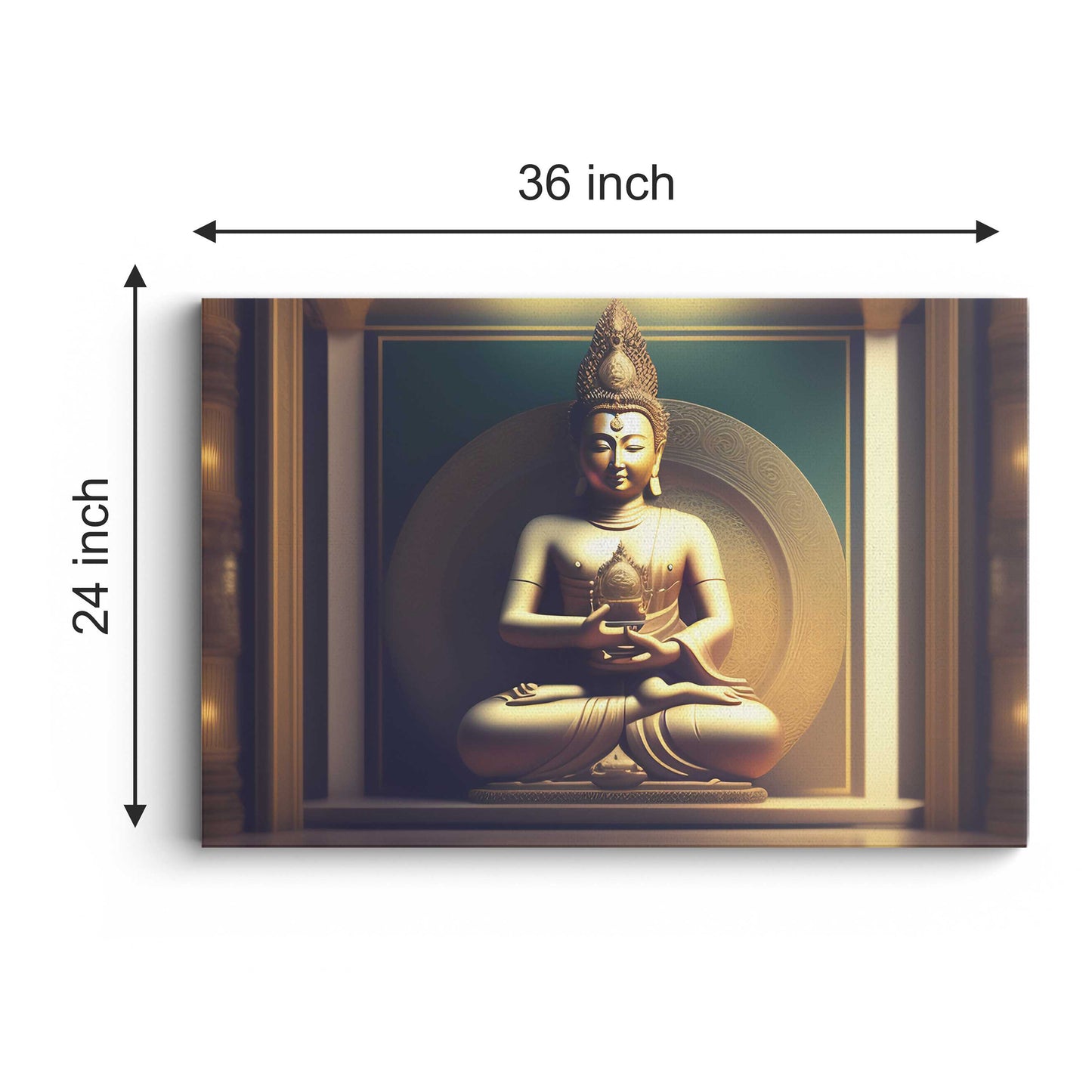 Lord Buddha Canvas wall painting