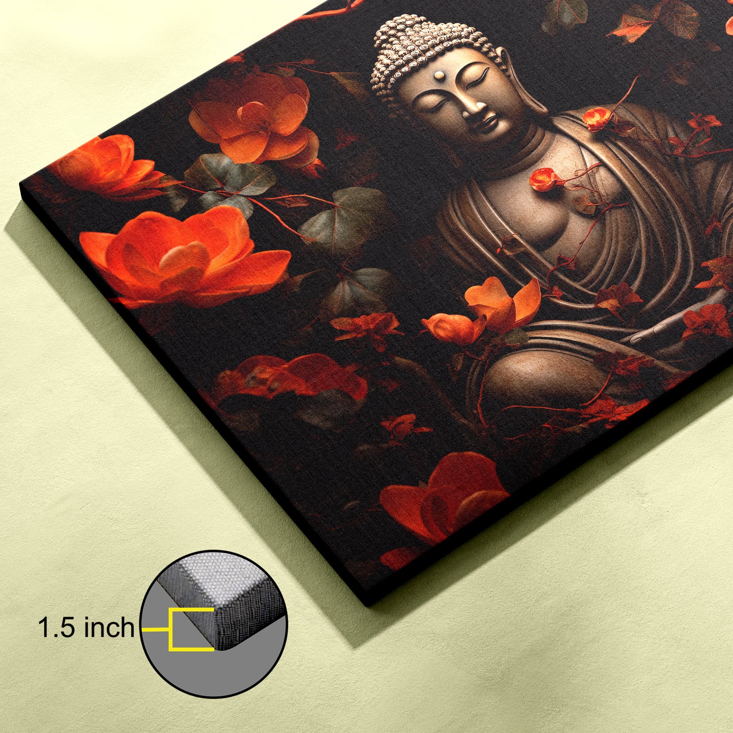 Lord Buddha Canvas wall painting