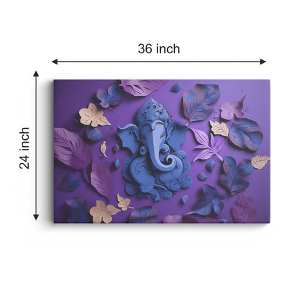 Lord Ganpati Bappa  Canvas wall painting
