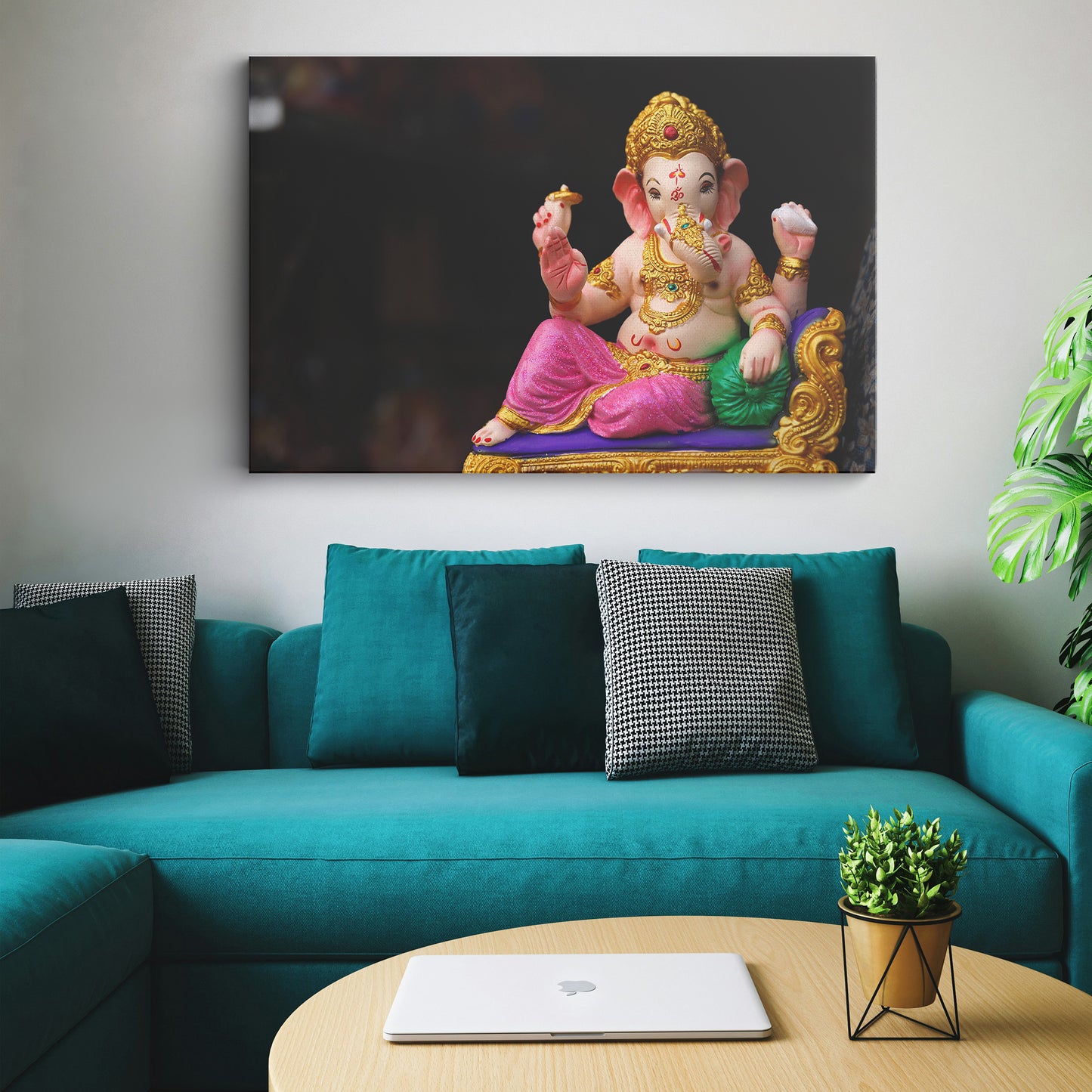 Lord Ganesh Canvas wall painting
