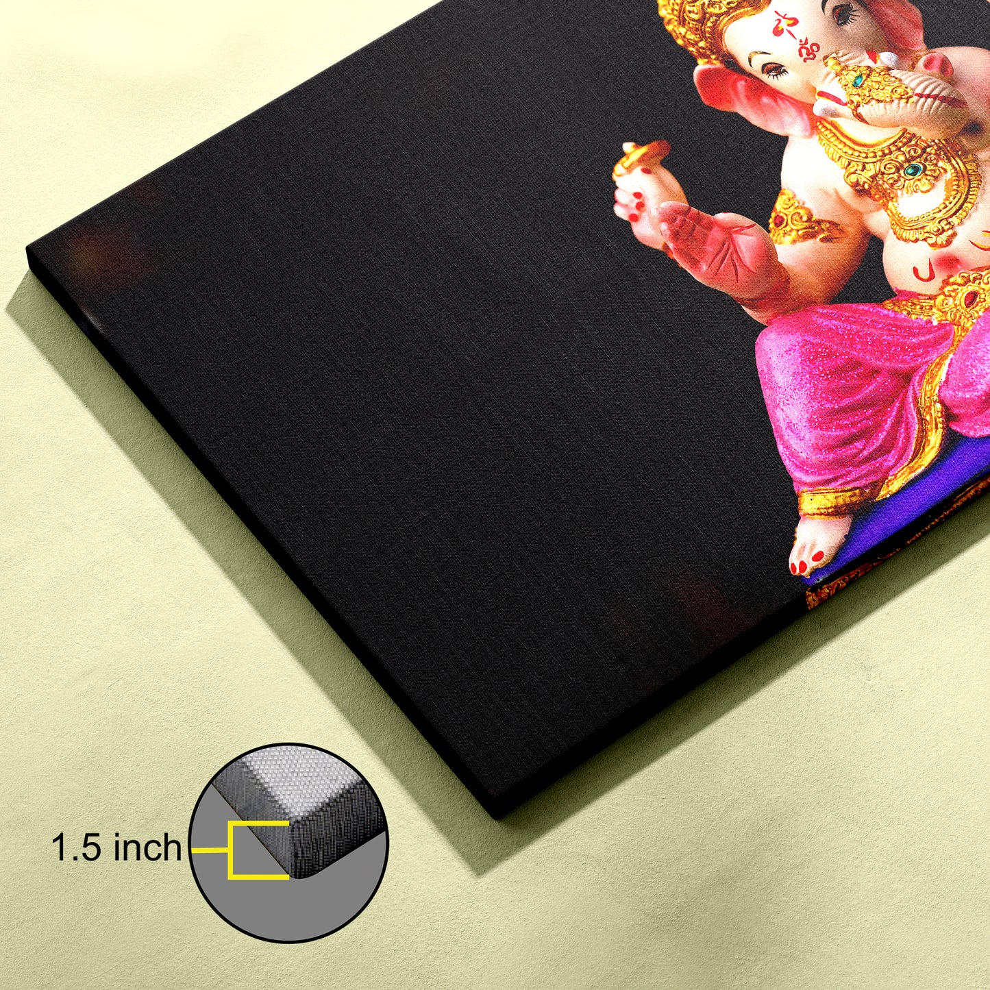 Lord Ganesh Canvas wall painting