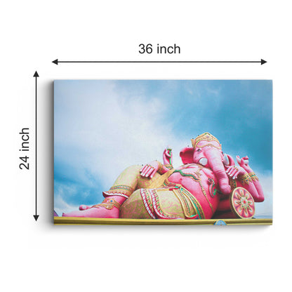 Lord Ganesh Canvas wall painting