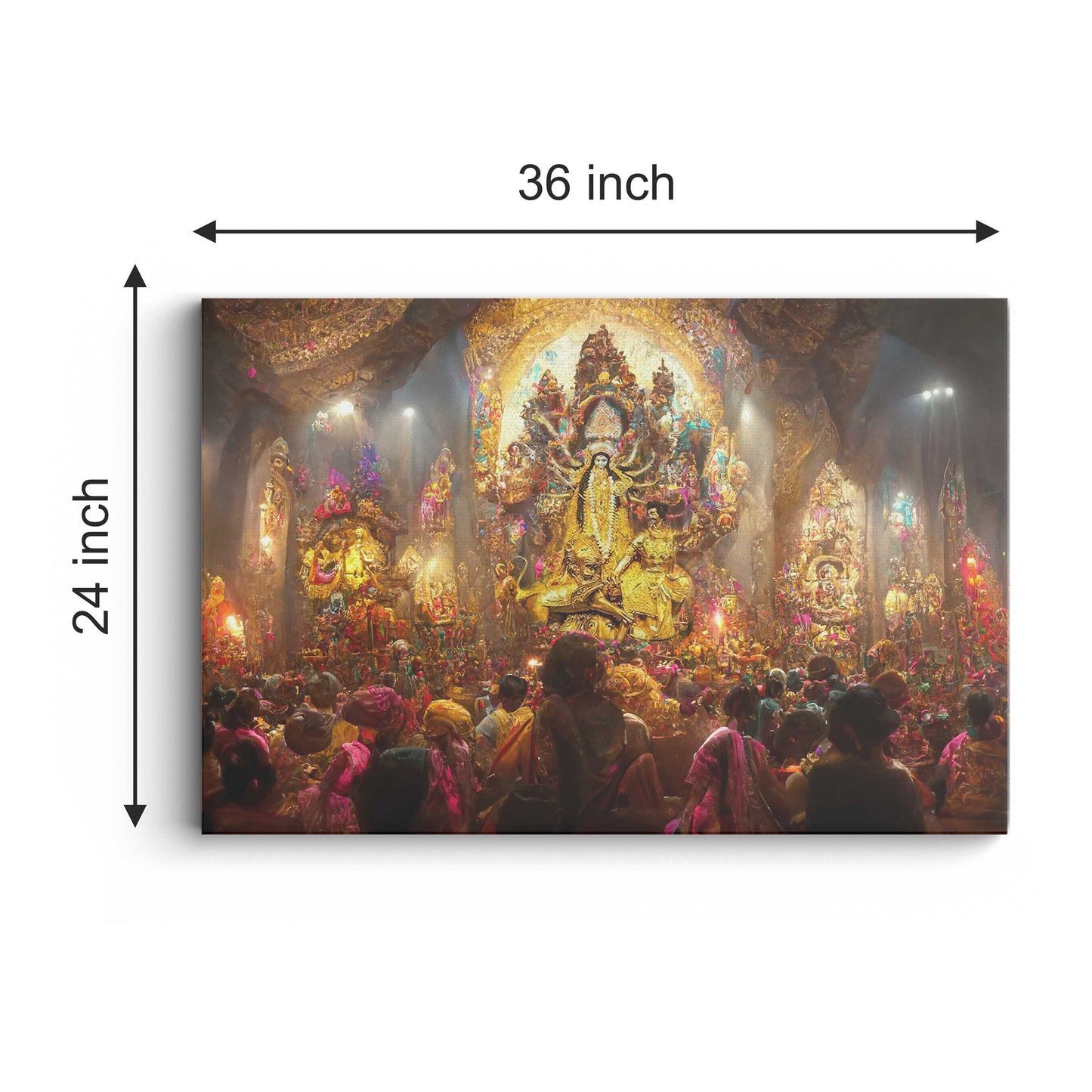 Lord Durga puja Canvas wall painting