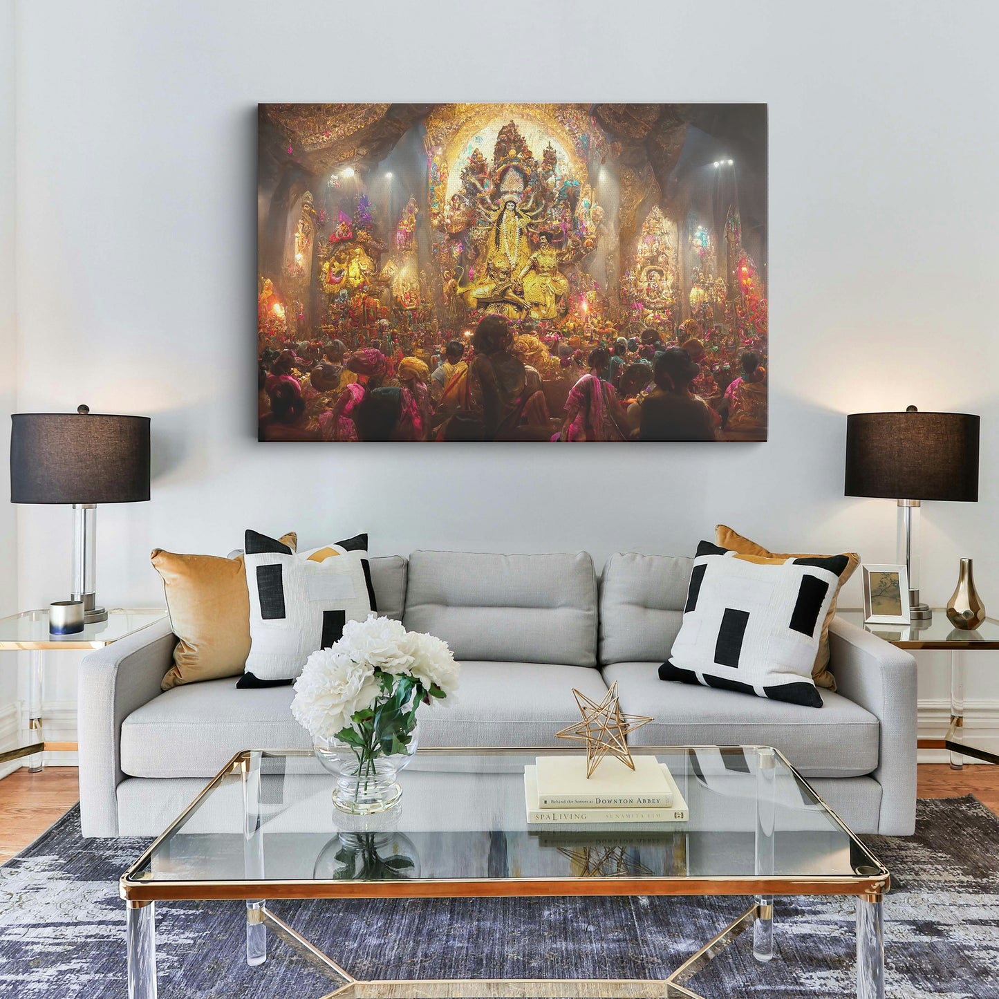Lord Durga puja Canvas wall painting