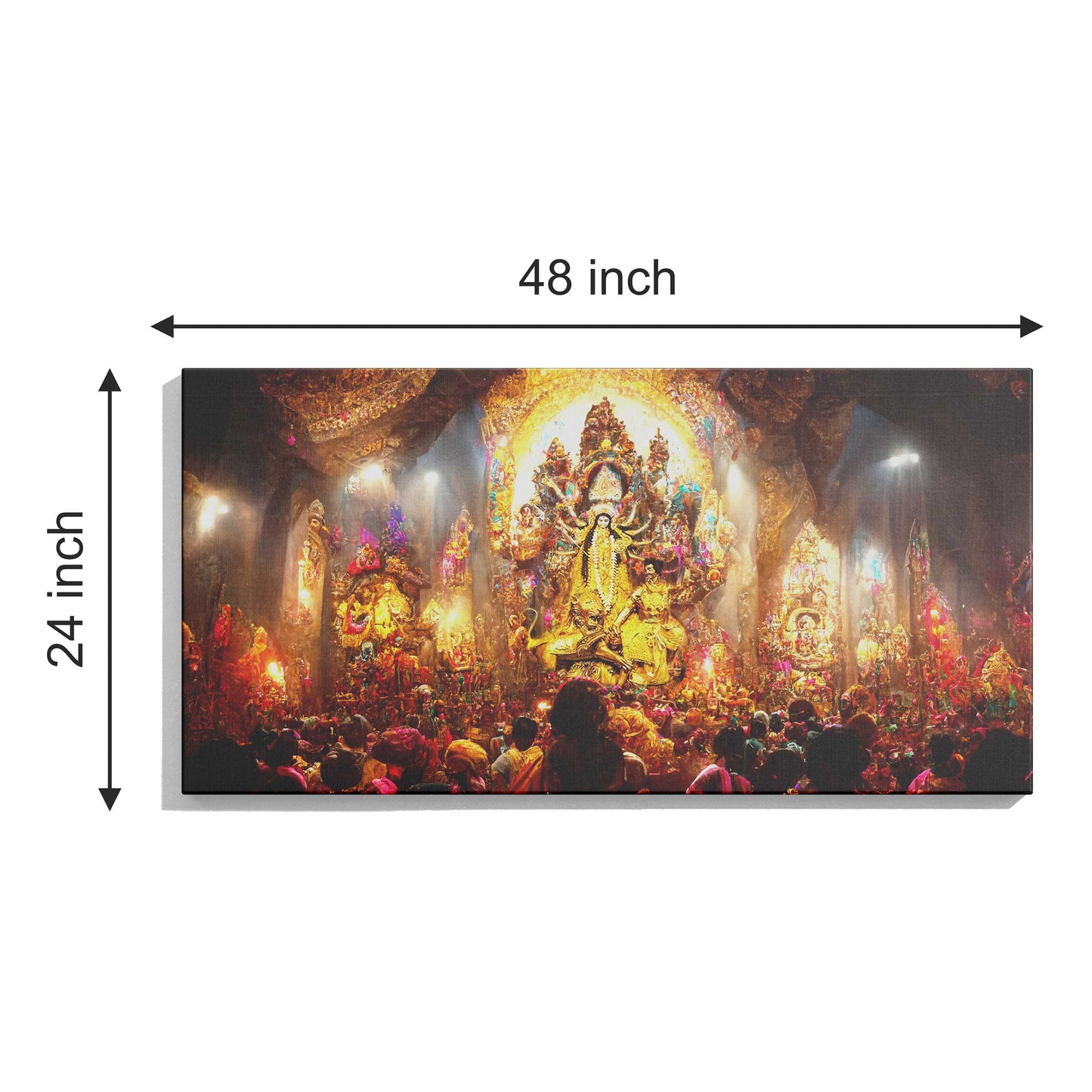 Lord Durga puja Canvas wall painting