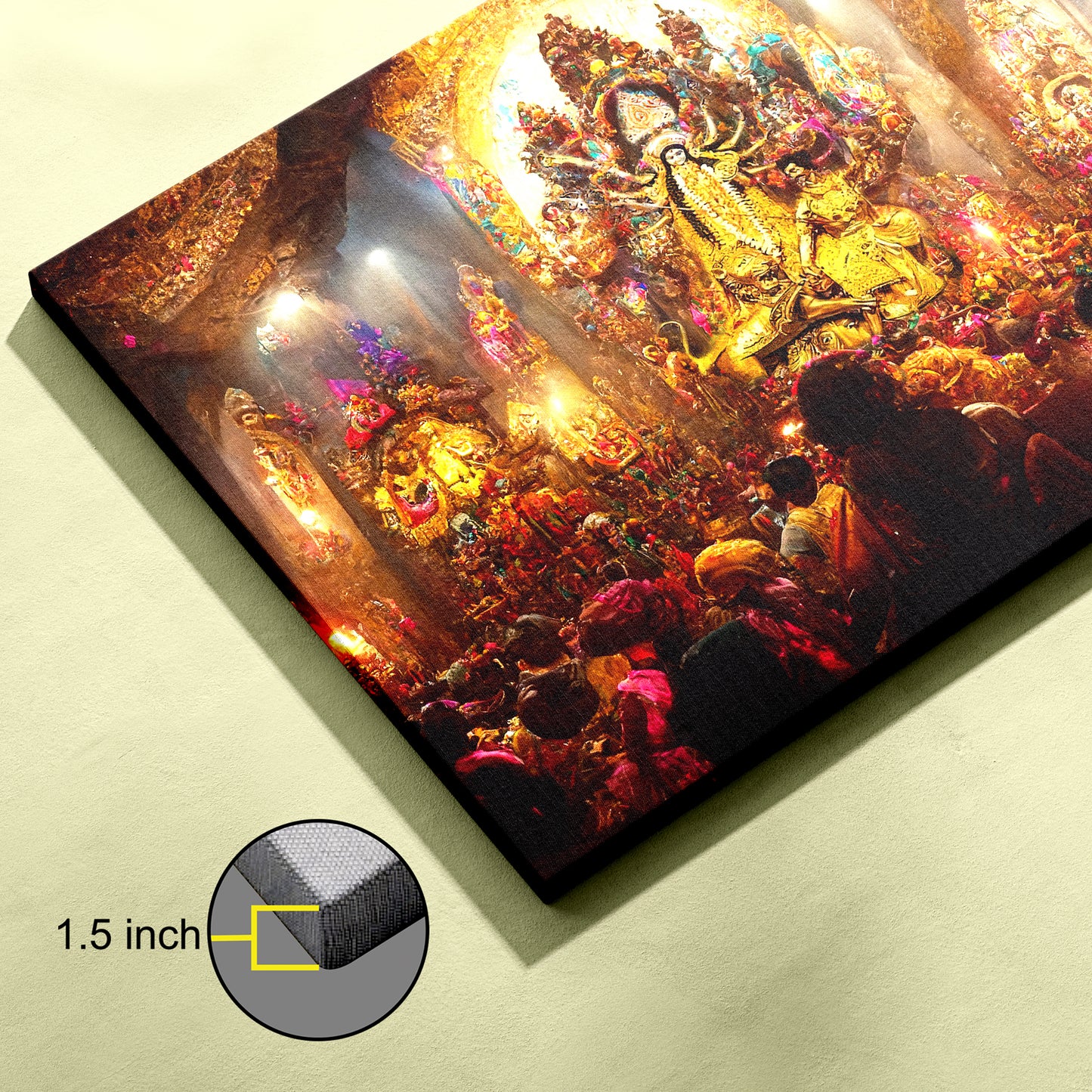 Lord Durga puja Canvas wall painting