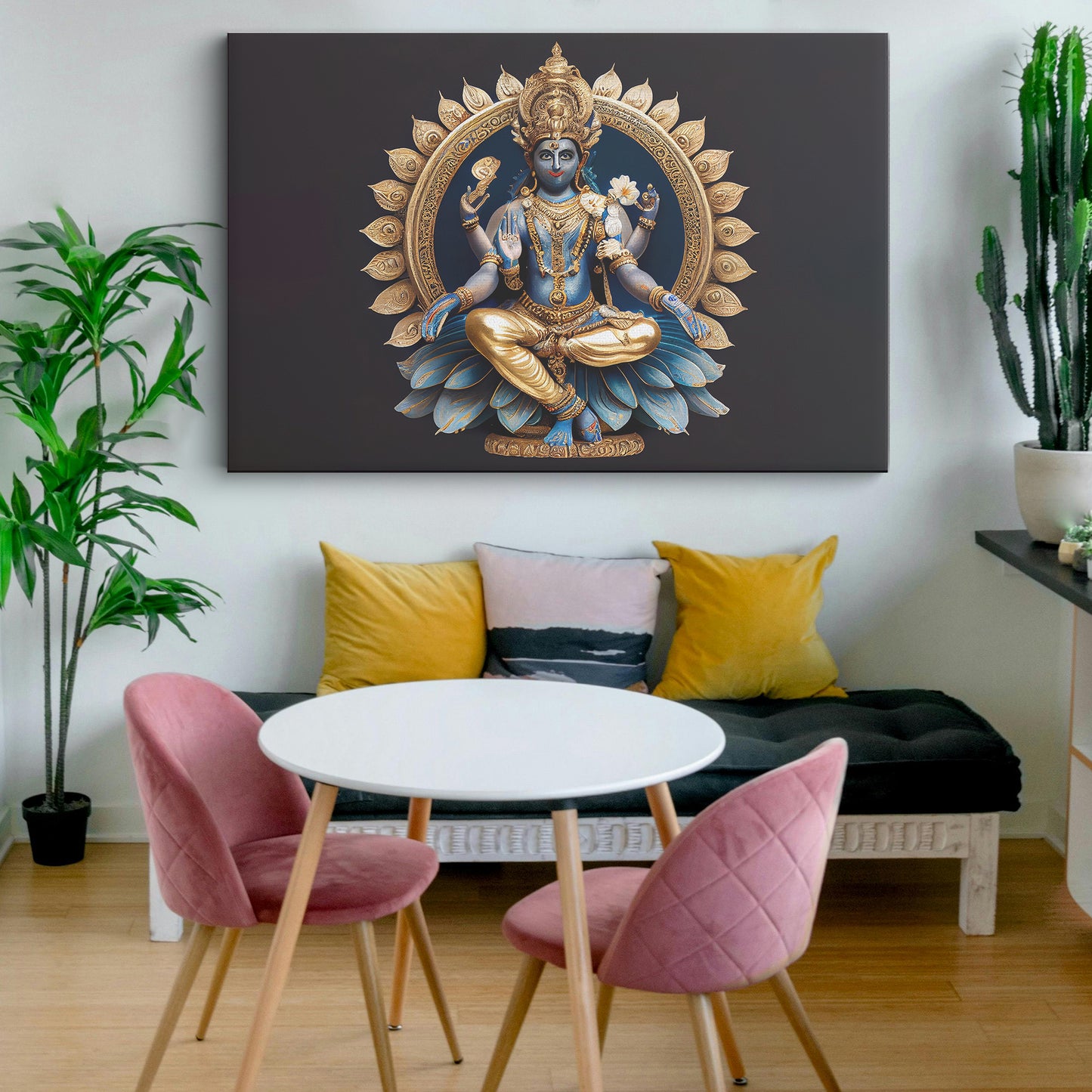 Lord Vishnu Canvas wall painting