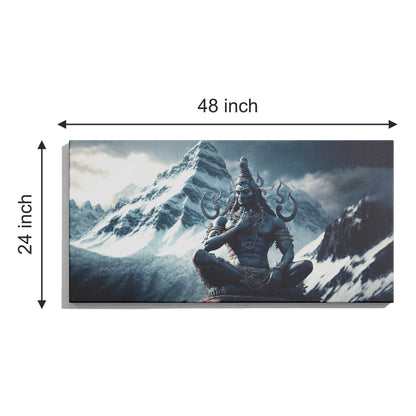 Lord shiv Canvas wall painting