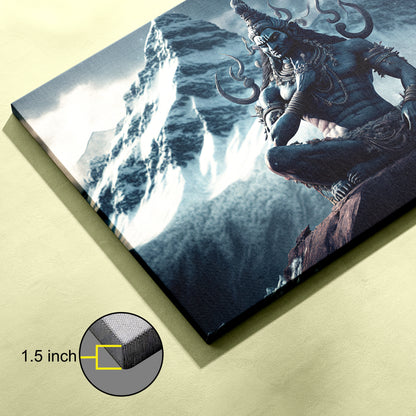 Lord shiv Canvas wall painting