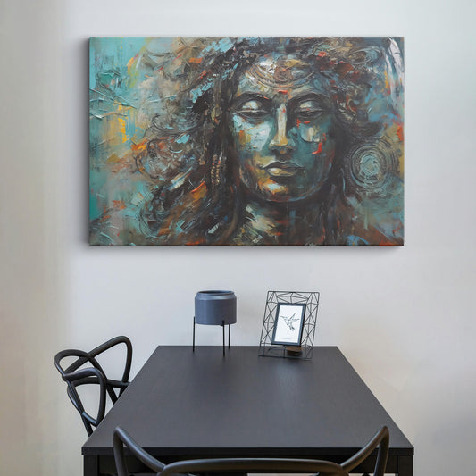 Lord Shiv Canvas wall painting