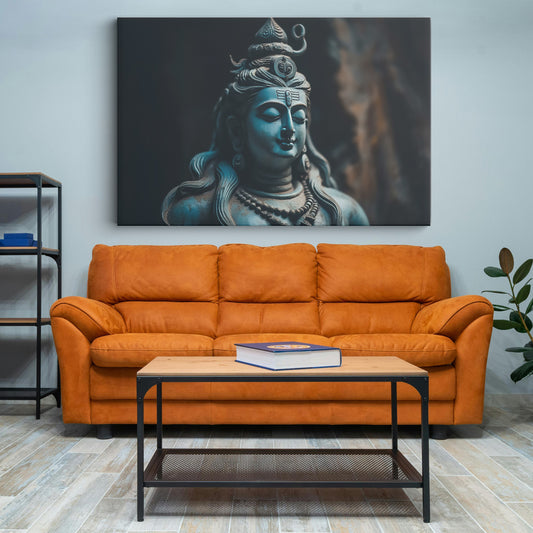 Lord Shiv Canvas wall painting