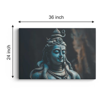 Lord Shiv Canvas wall painting