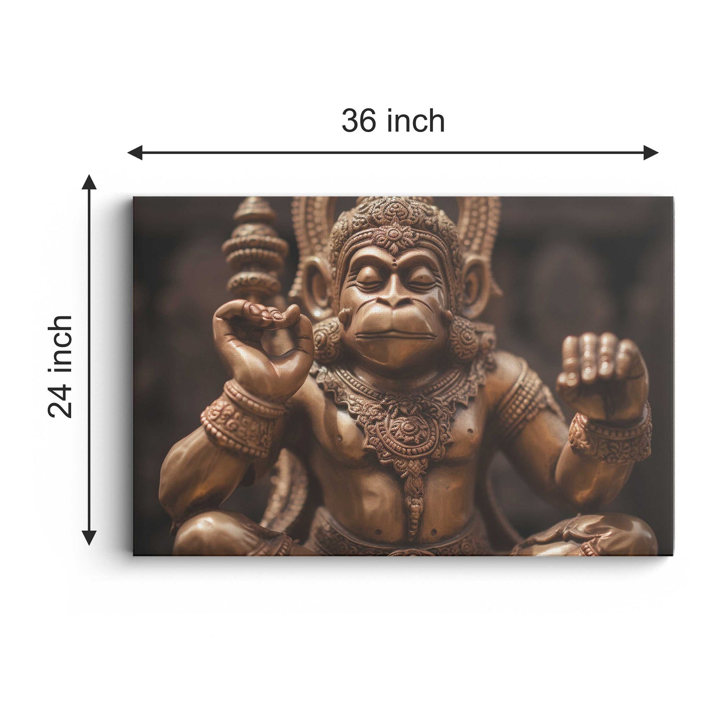 Lord Hanuman Canvas wall painting