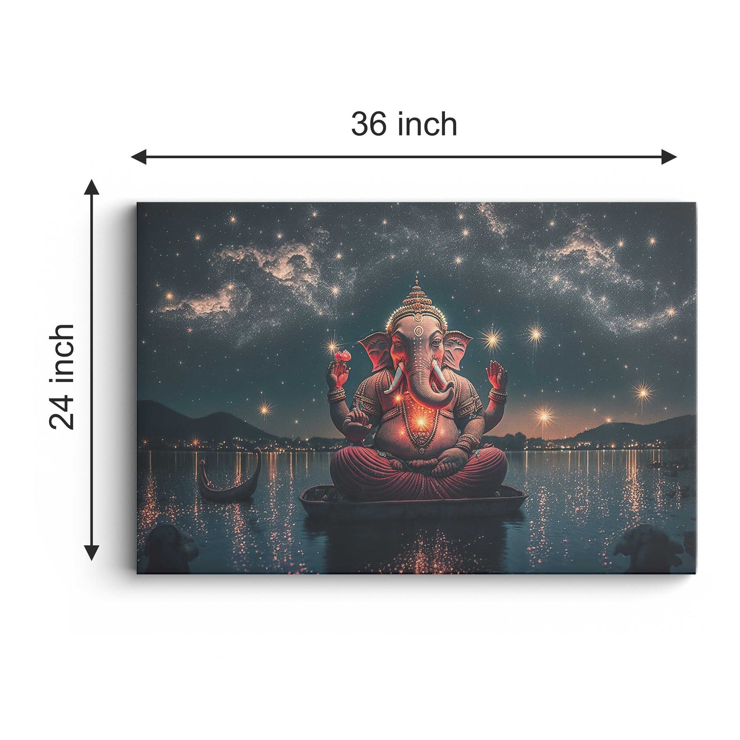 Lord Ganesh Canvas wall painting