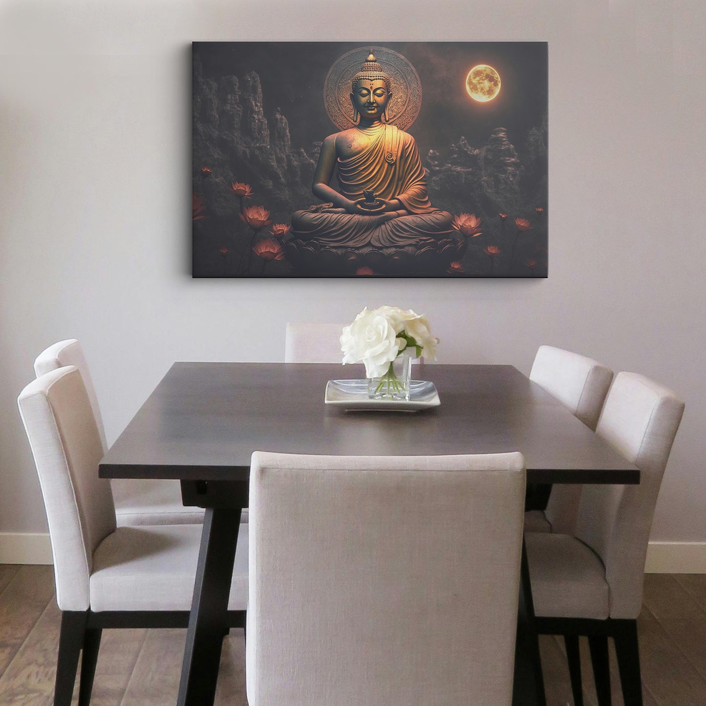 Lord Buddha Canvas wall painting
