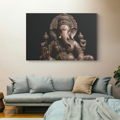 Lord Ganesh Canvas wall painting