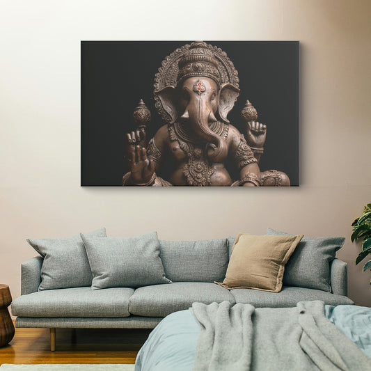 Lord Ganesh Canvas wall painting