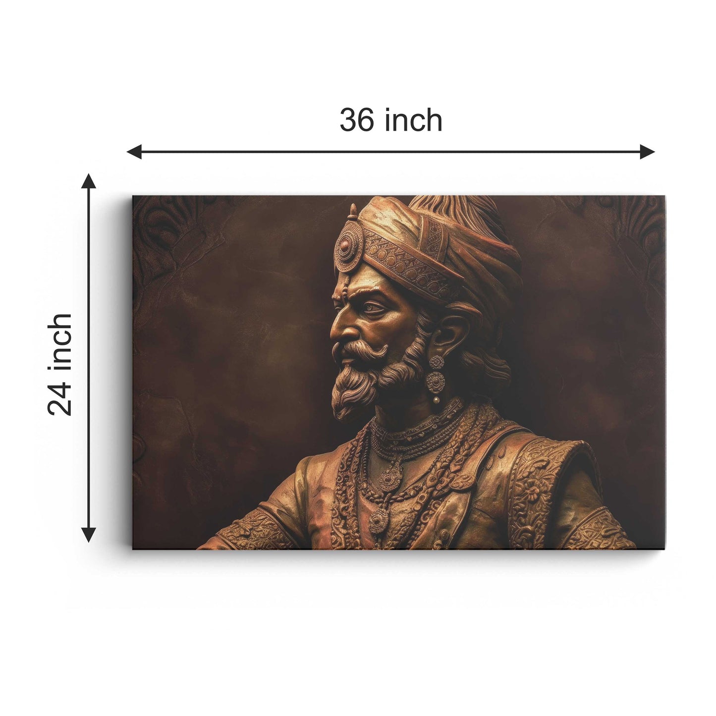 Chhatrapati Shivaji Canvas wall painting