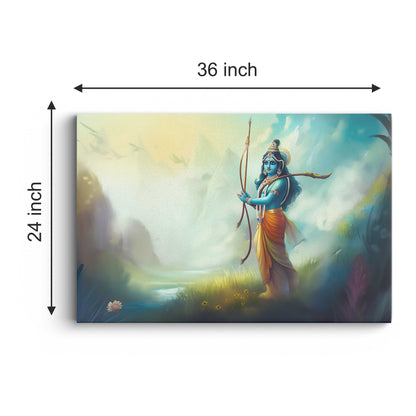 Lord Krishna Canvas wall painting