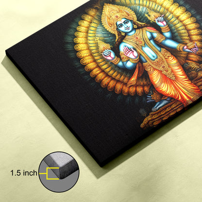 Lord Vishnu Canvas wall painting