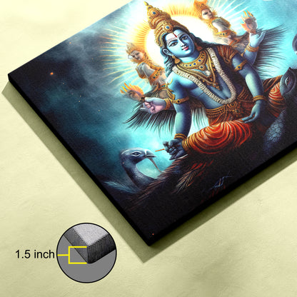 Lord Vishnu Canvas wall painting