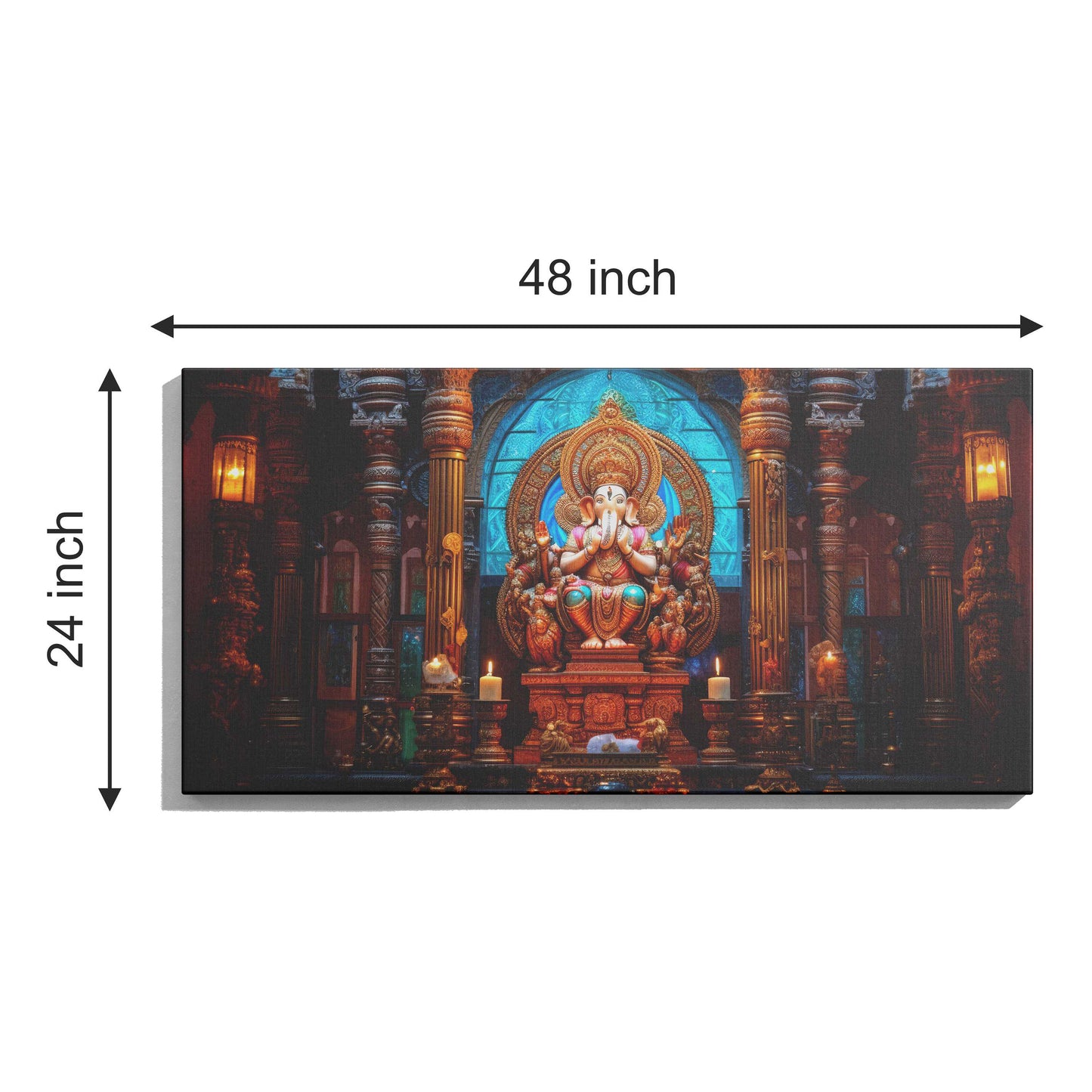 Lord Ganesh Canvas wall painting