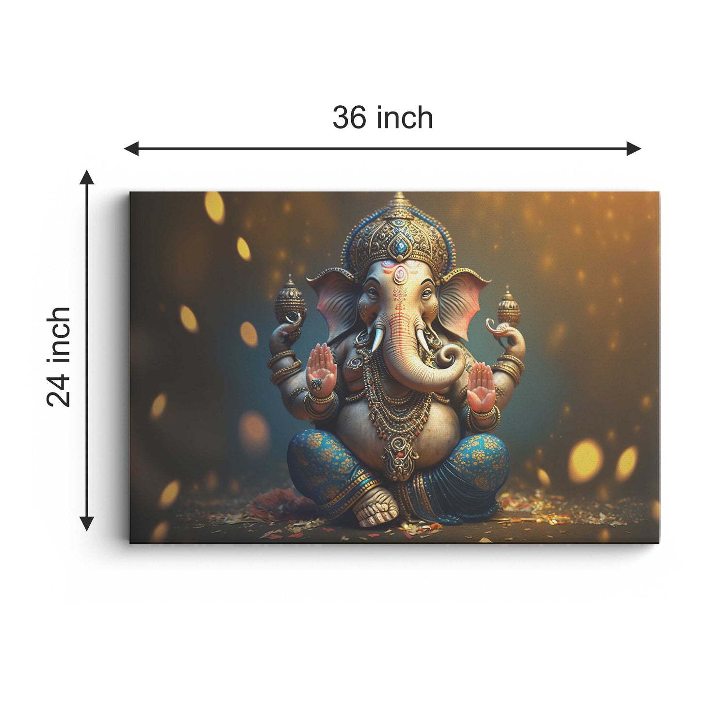 Lord Ganesh Canvas wall painting