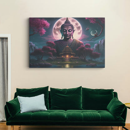 Lord Buddha Canvas wall painting